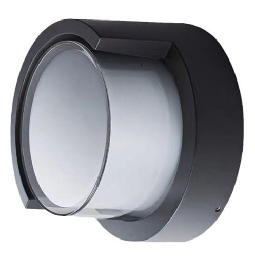 E-LIGHT Zidna lampa, Okrugla, Abby EL-W4-70, 6W, 4000K, Antracit