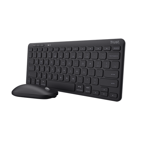 Trust Set tastatura i miš Lyra, Bežični, USlayout, Tamnosivi | Ananas
