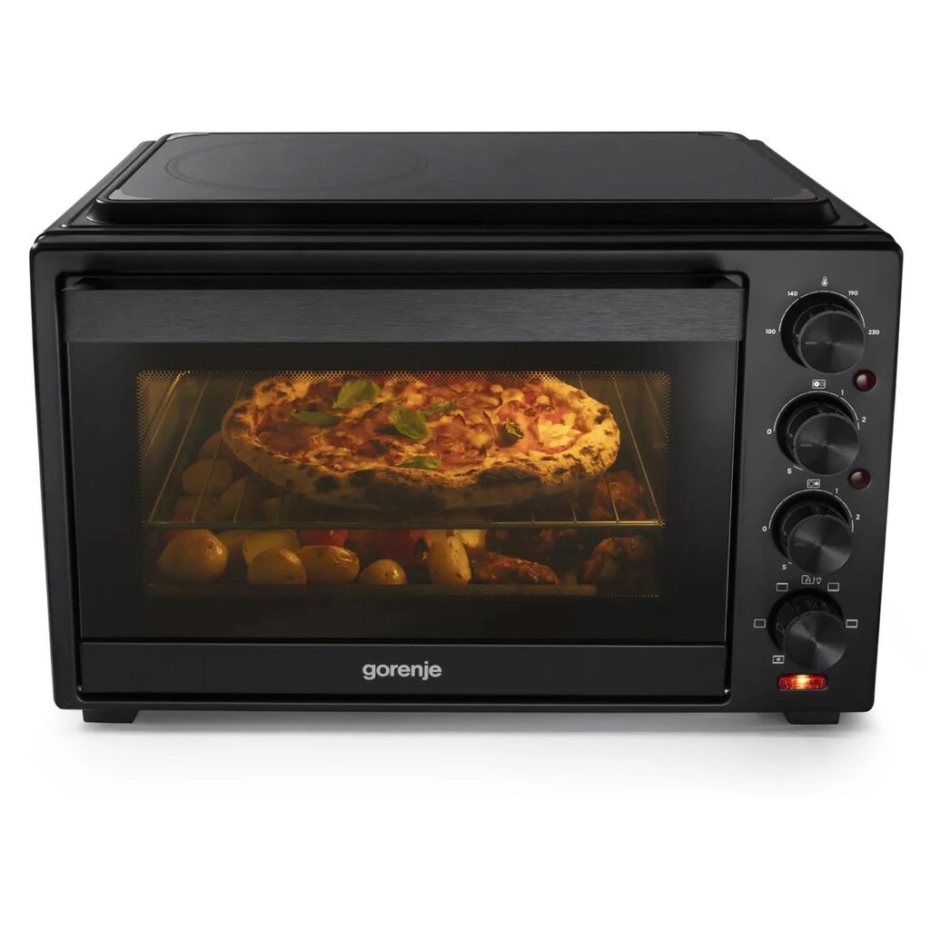 GORENJE mini pećnica OM38GBC, 38 L, 4 nivoa pečenja