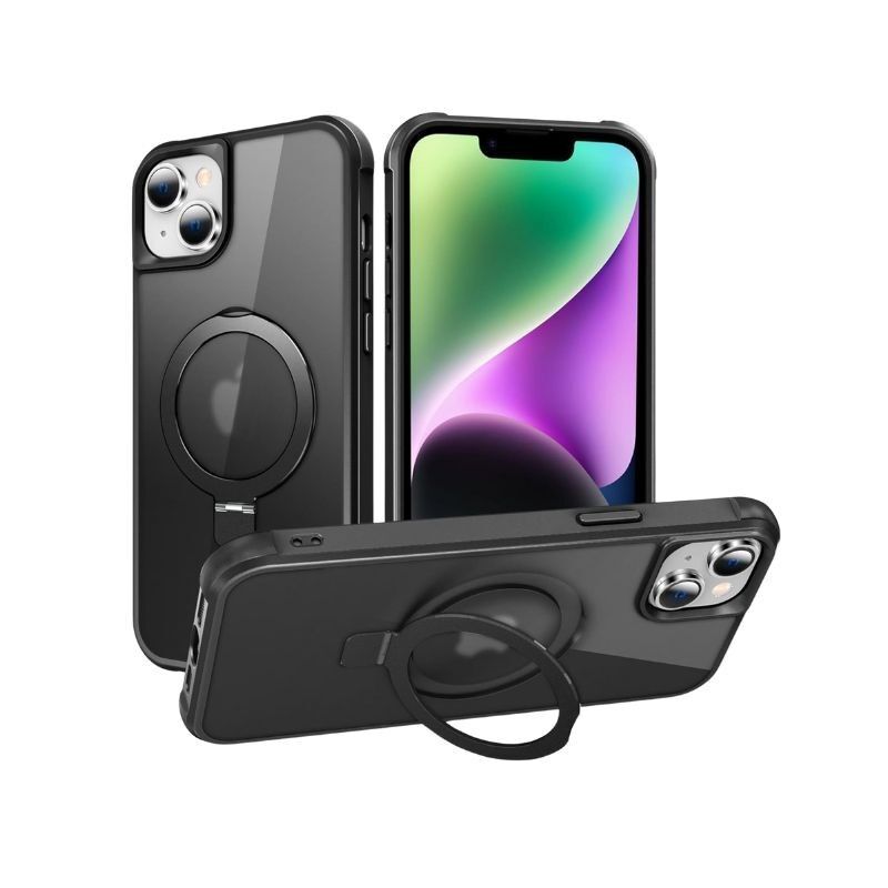 Maska za mobilni telefon iPhone 15, MagSafe Ring, Siva