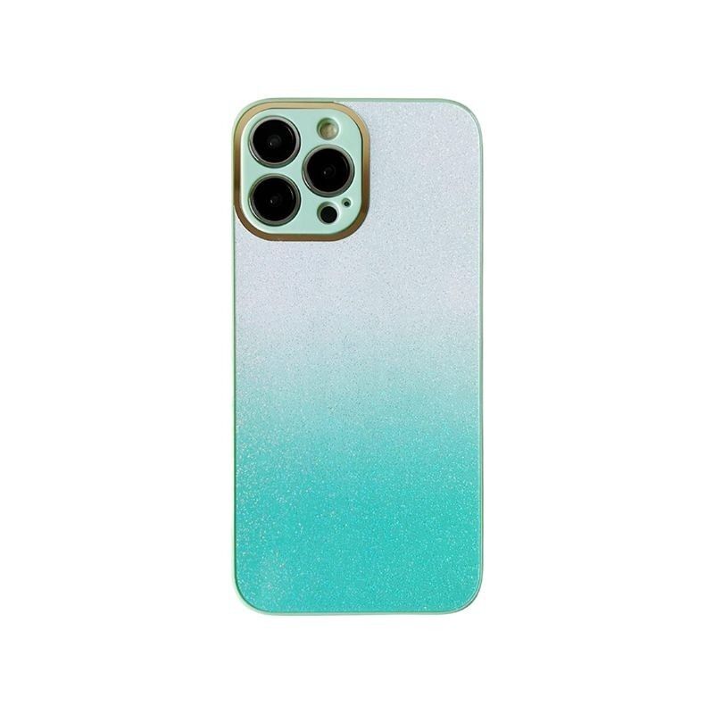 3u1 maska za mobilni telefon Xiaomi Redmi 9T Gradient Glitter, Zelena