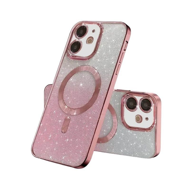 Maska za mobilni telefon Iphone 16, Glitter, Roza