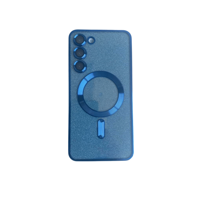 Maska za mobilni telefon Samsung S23, Glitter, MagSafe, Plava