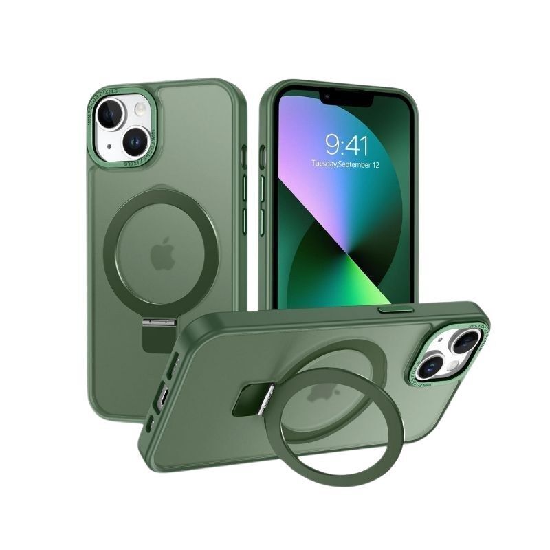 Maska za mobilni telefon iPhone 14 Pro Max, Magsafe Ring, Narandžasta