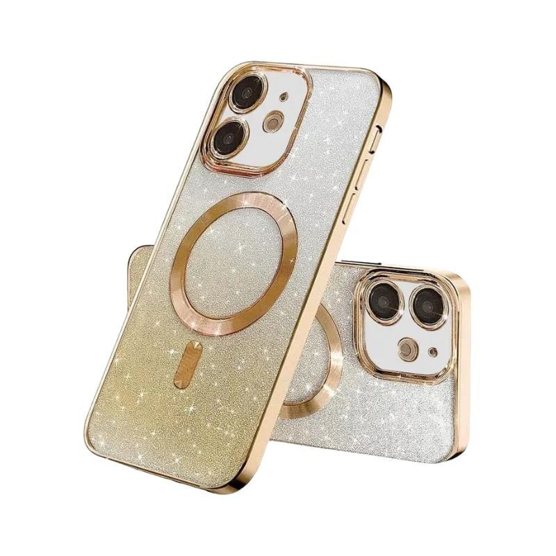 Maska za mobilni telefon Iphone 16 Plus, Glitter, Zlatna boja