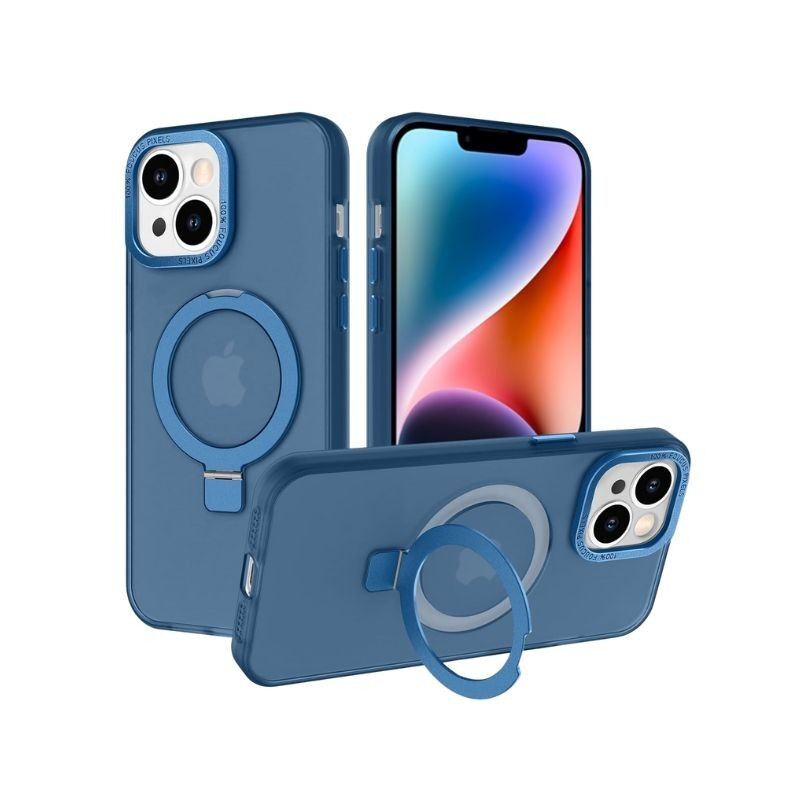Maska za mobilni telefon iPhone 15, MagSafe Ring, Plava