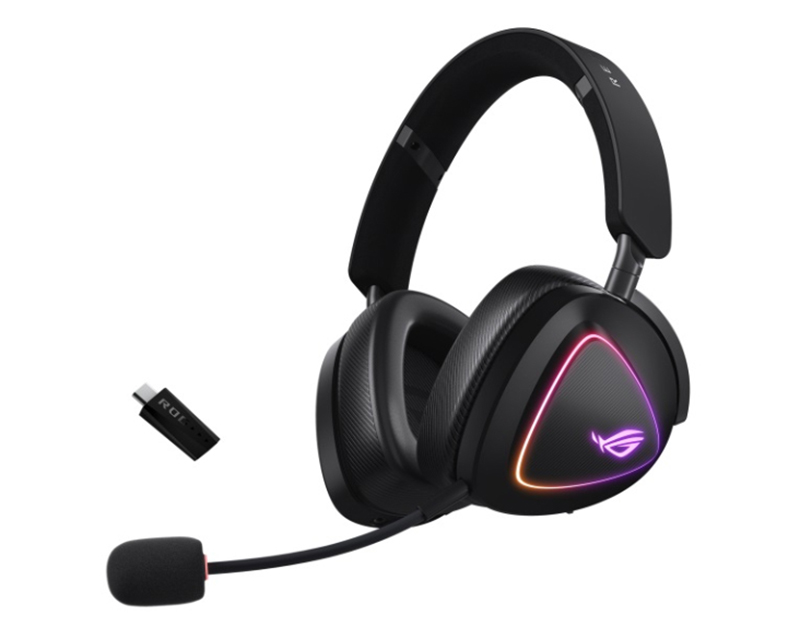 ASUS bežične slušalice za igre sa mikrofonom A701 ROG DELTA II, crne