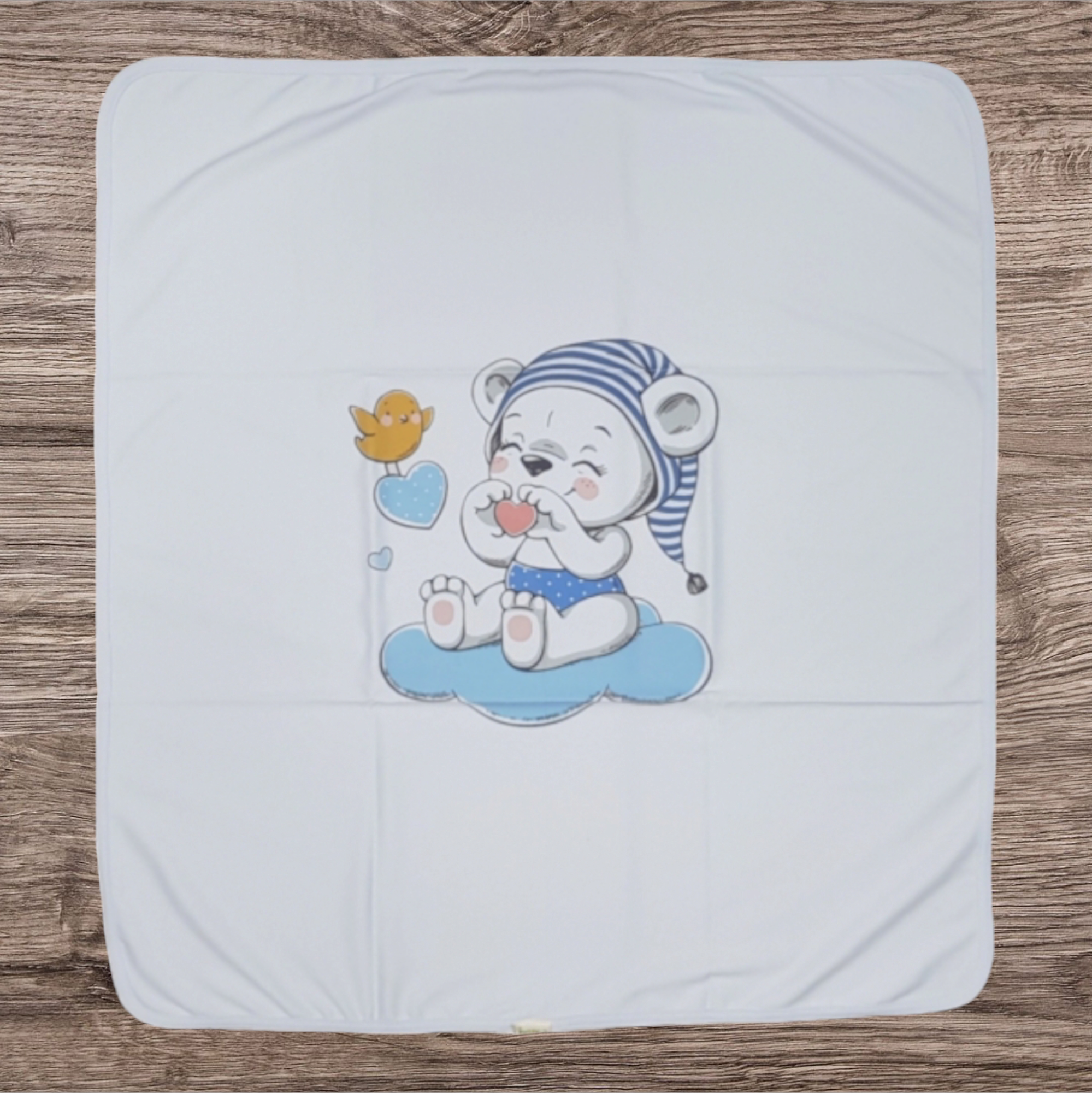 IVONA Prekrivač za bebe Meda, Svetloplavi