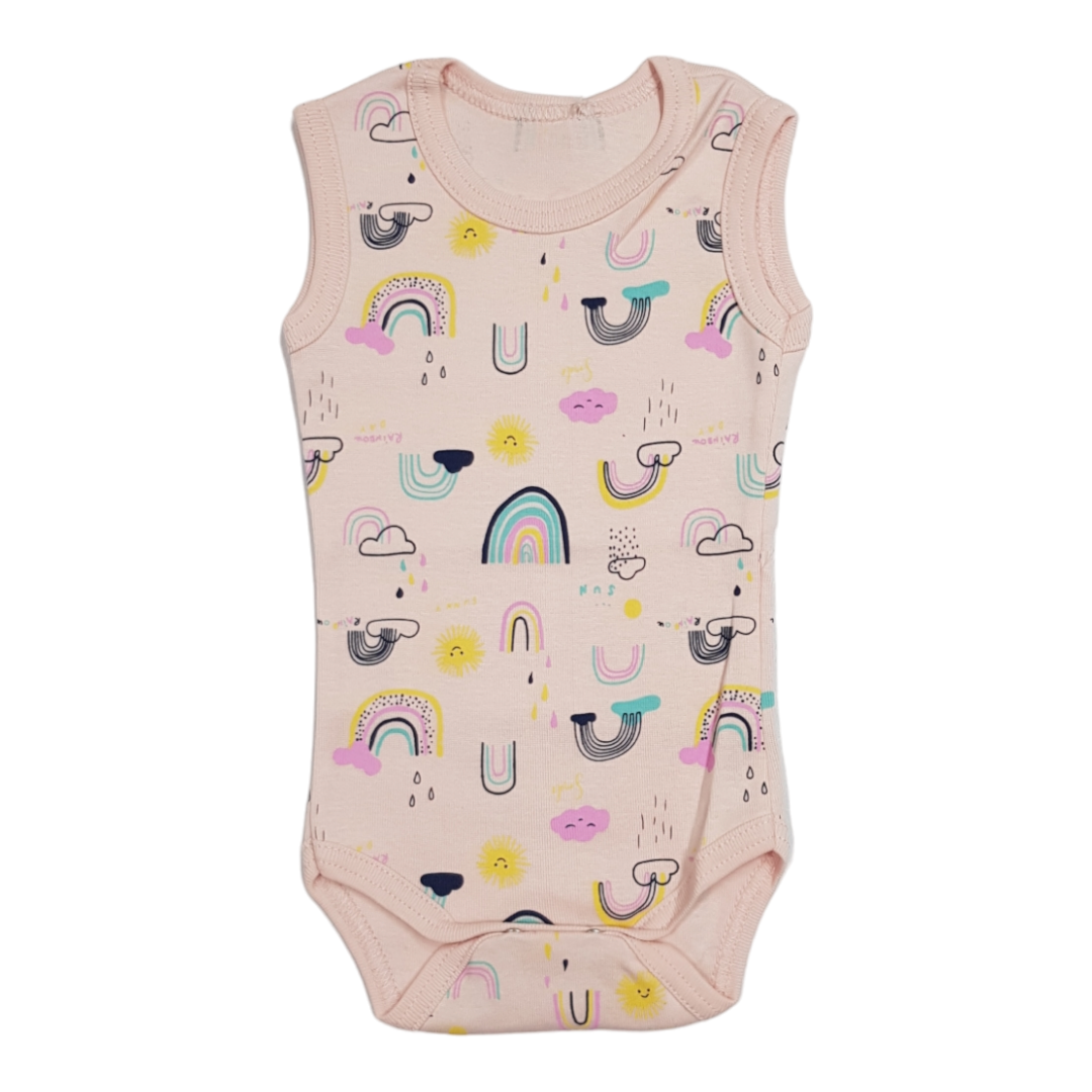 SAN-TEX Bodi za bebe Dugice, Roze