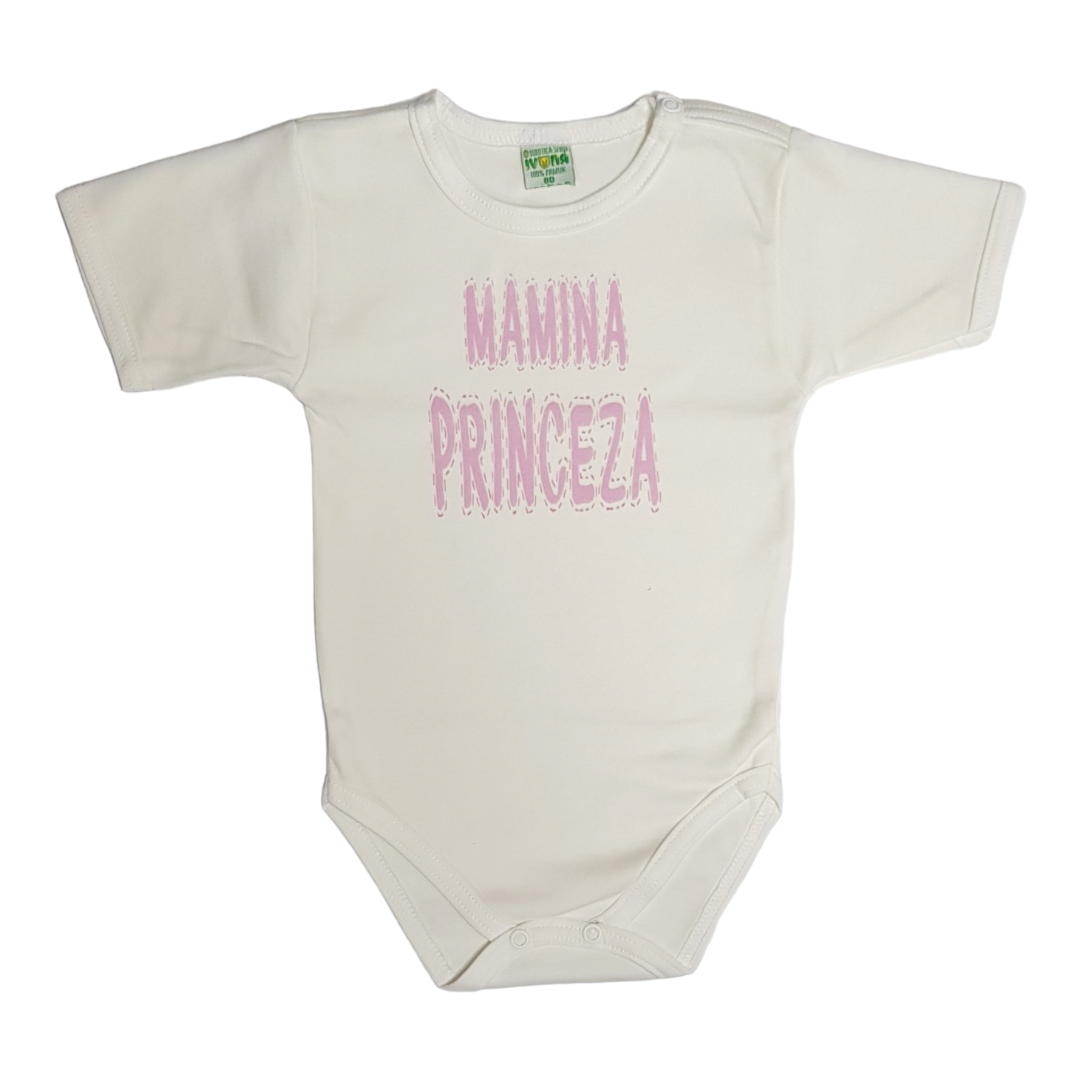 IVONA Bodi za bebe Mamina princeza, Krem