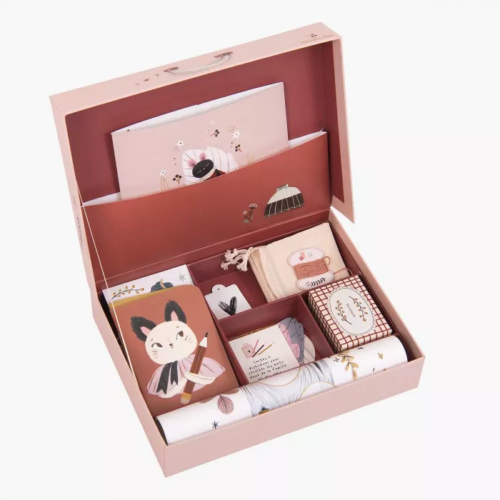 MOULIN ROTY Kutija prvih uspomena za bebe, Roze