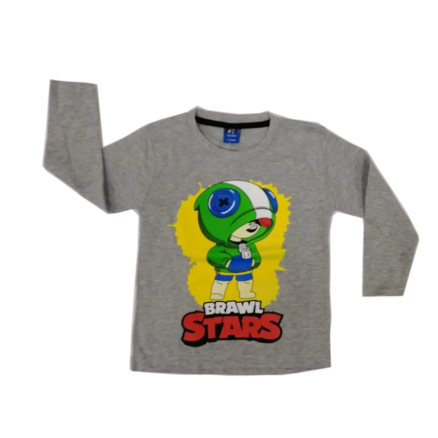 VRABAC Majica za dečake Stars, Siva