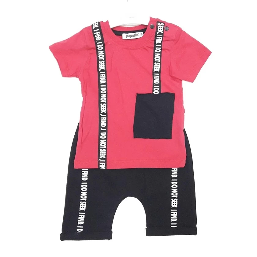 Komplet za bebe 2925, Roze-crni