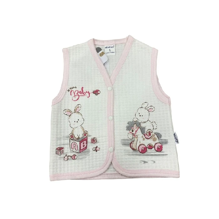 VRABAC Prsluk za bebe 69773, Belo- roze