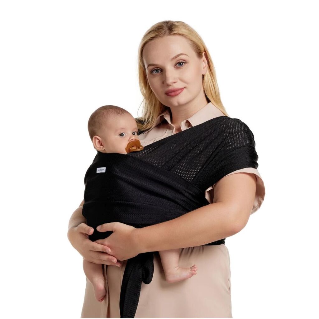 Momcozy Kengur nosiljka CR001-BL00NB-A, Crna