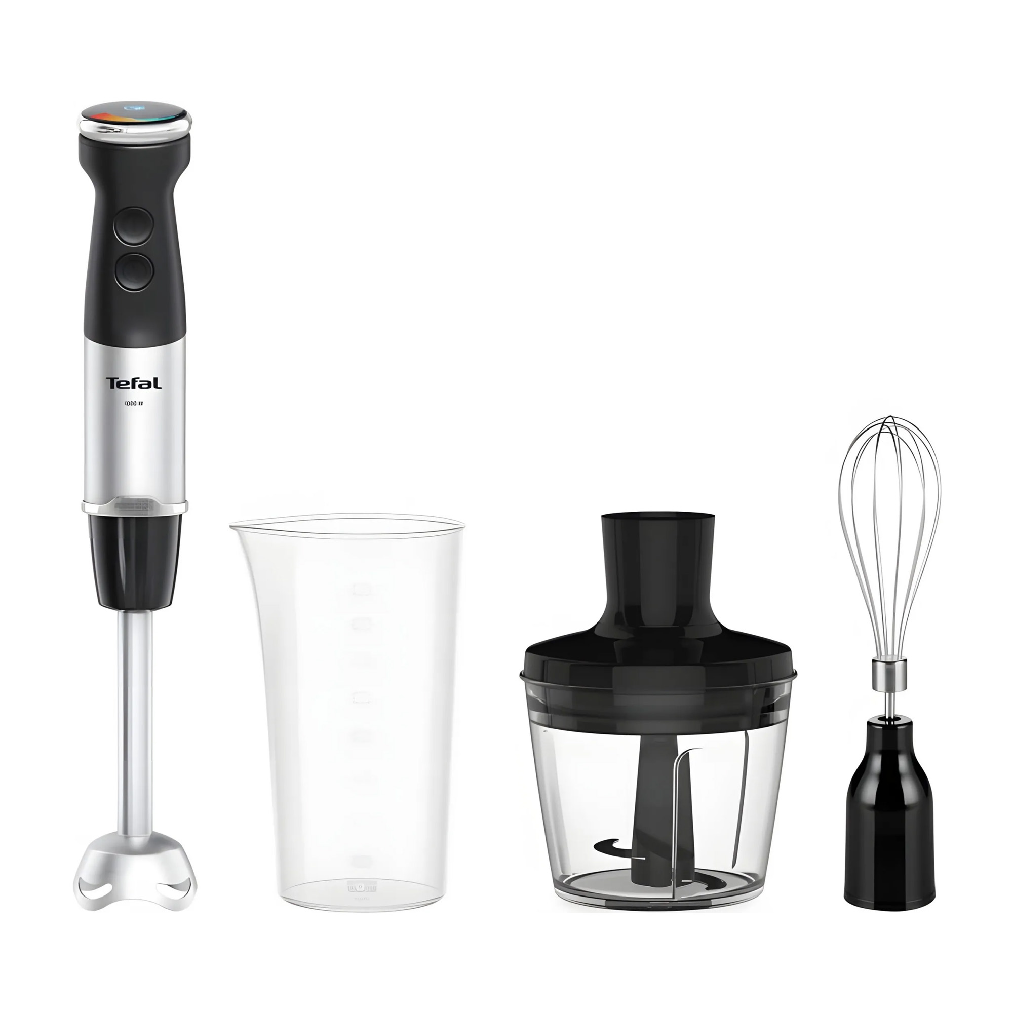 Tefal Štapni mikser HB673830 Quickchef Plus 3 u 1, 1000w, Crno-Srebrni