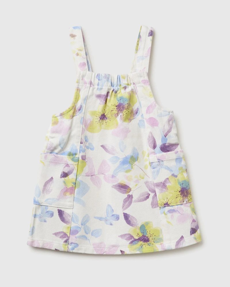 Benetton Haljina s tregericama za bebe 47PPGT00QP-67P-90, Šarena