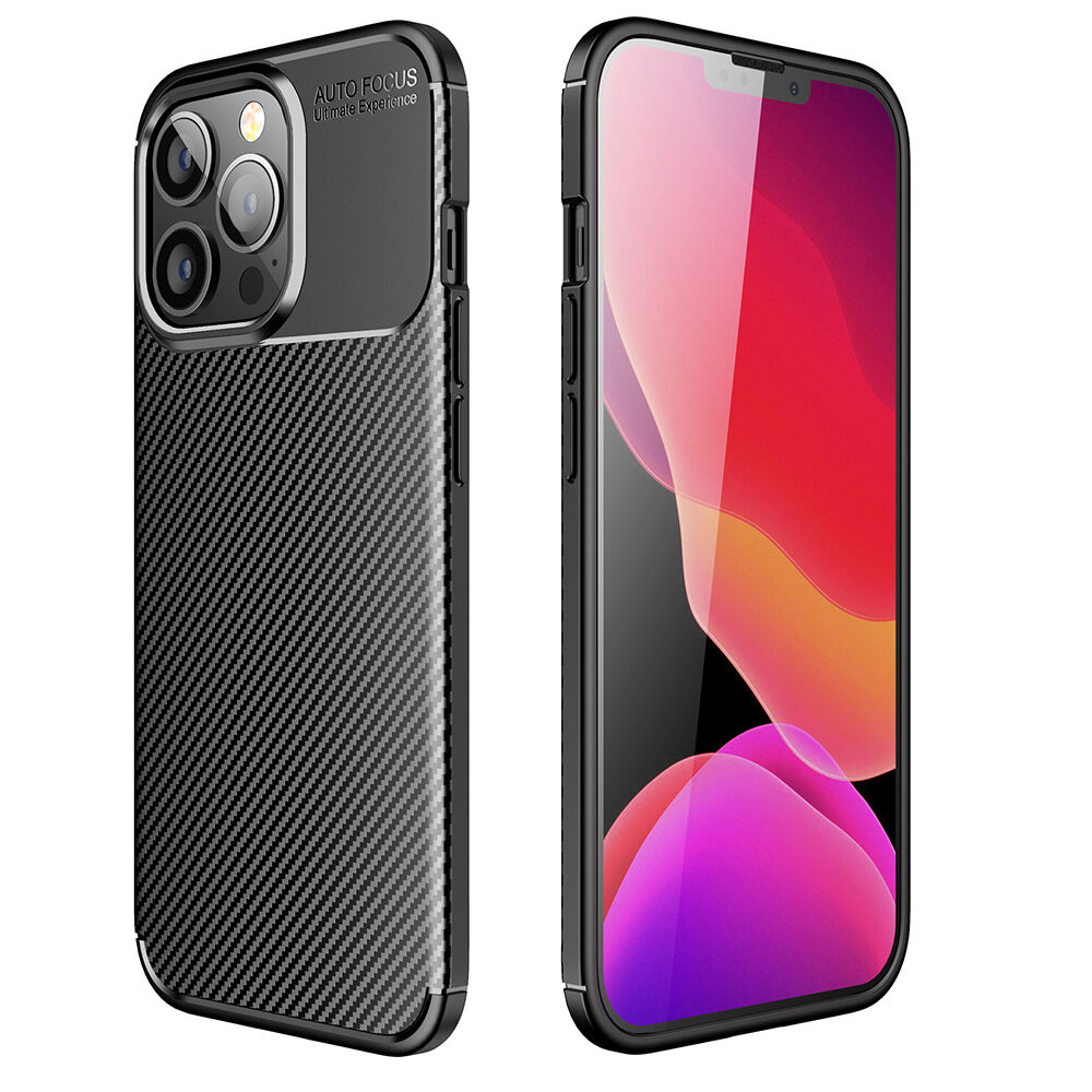 Carbon Maska za mobilni telefon Xiaomi Redmi 13C 4G/Poco C65, Crna