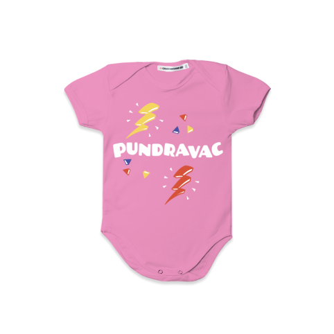 Bodi za bebe Pundravac cs3590m, Roze