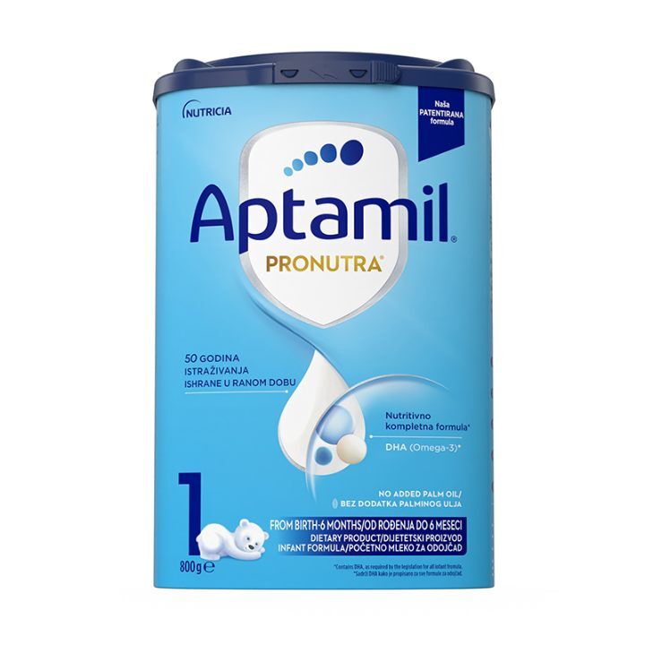 Nutiricia Mlečna formula za bebe Aptamil pronutra 1, 800g