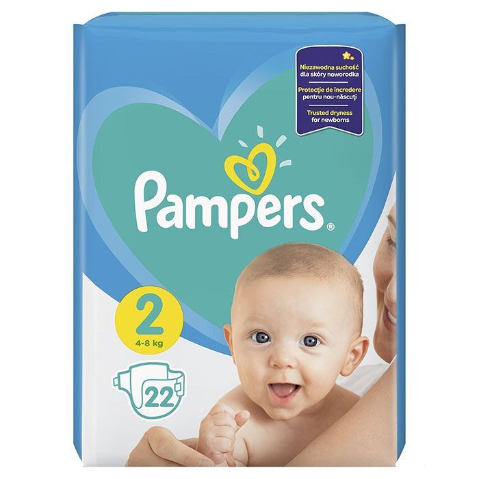Pampers Pelene 2, 3-6 kg, 22 komada