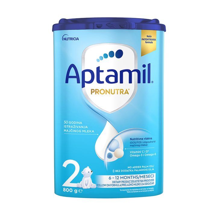 Nutiricia Mlečna formula za bebe Aptamil pronutra 2, 800g