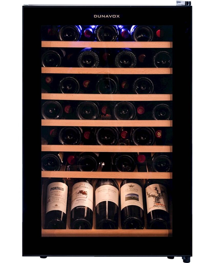Dunavox Hladnjak za vino Home-48, Crni | Ananas