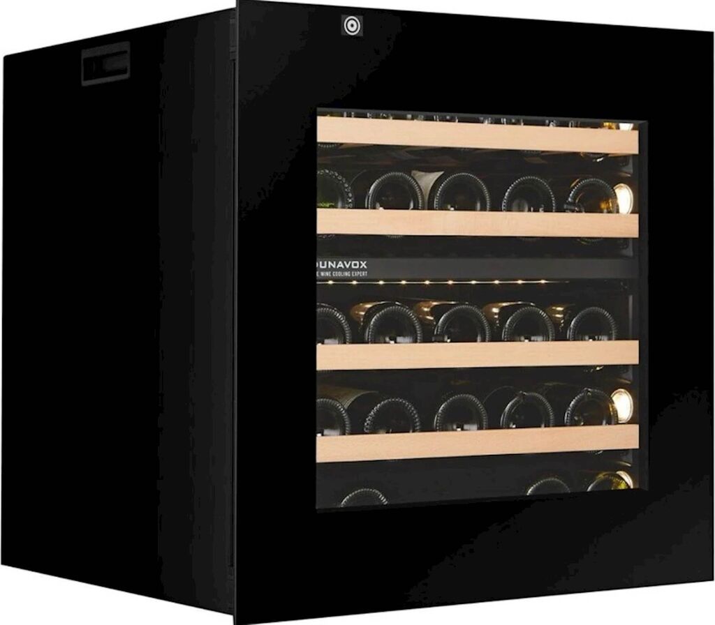 Dunavox Hladnjak za vino DXB-26-69DB-TO, 26 boca, Crni | Ananas