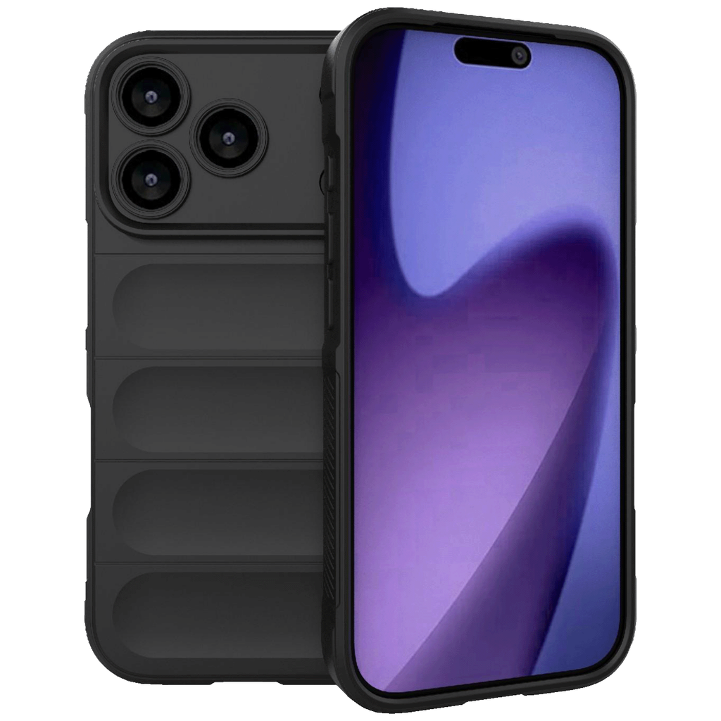 NN-Su Maska za mobilni telefon iPhone 17 Pro, TPU, Crna