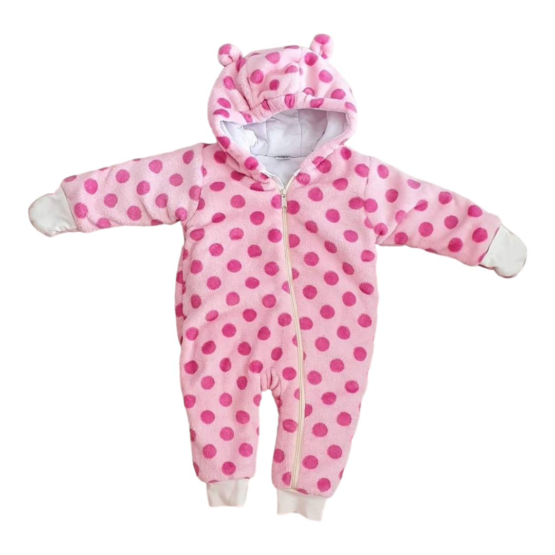 MILBI Skafander za bebe bez stopala, Roze