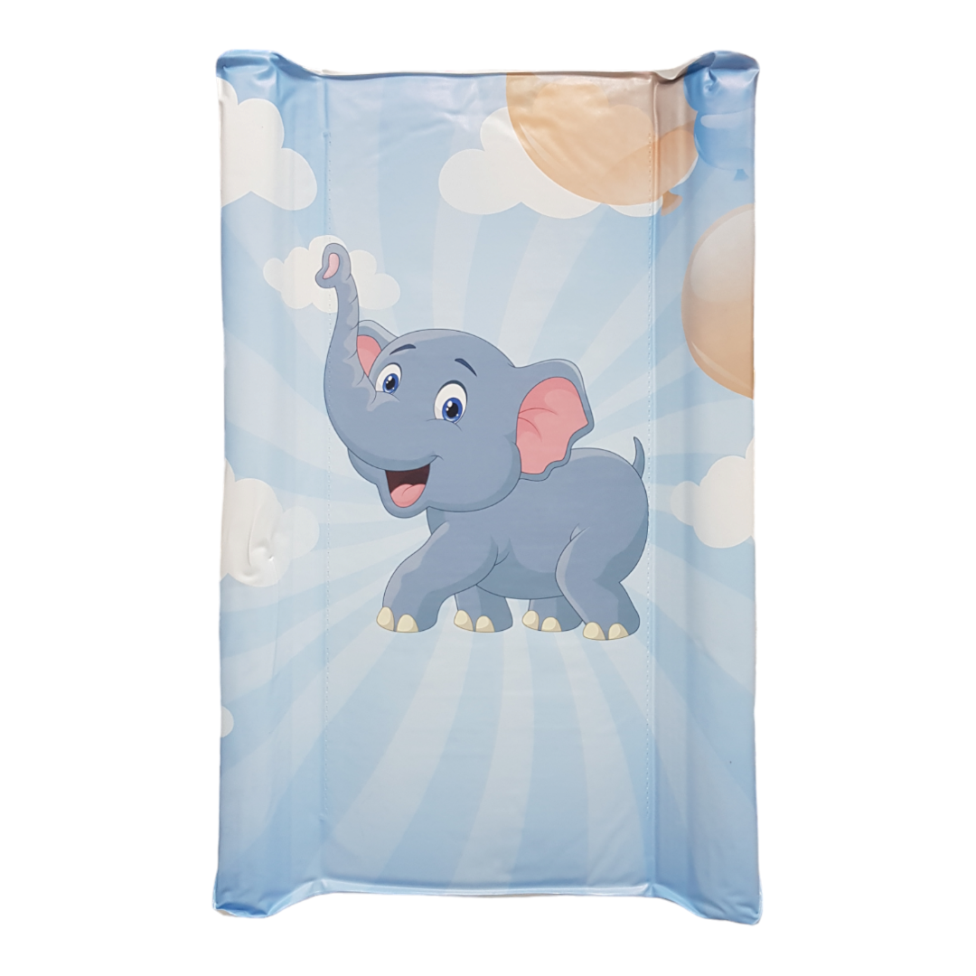 Mekana podloga za presvlačenje bebe Slon, 80x49 cm, Višebojna