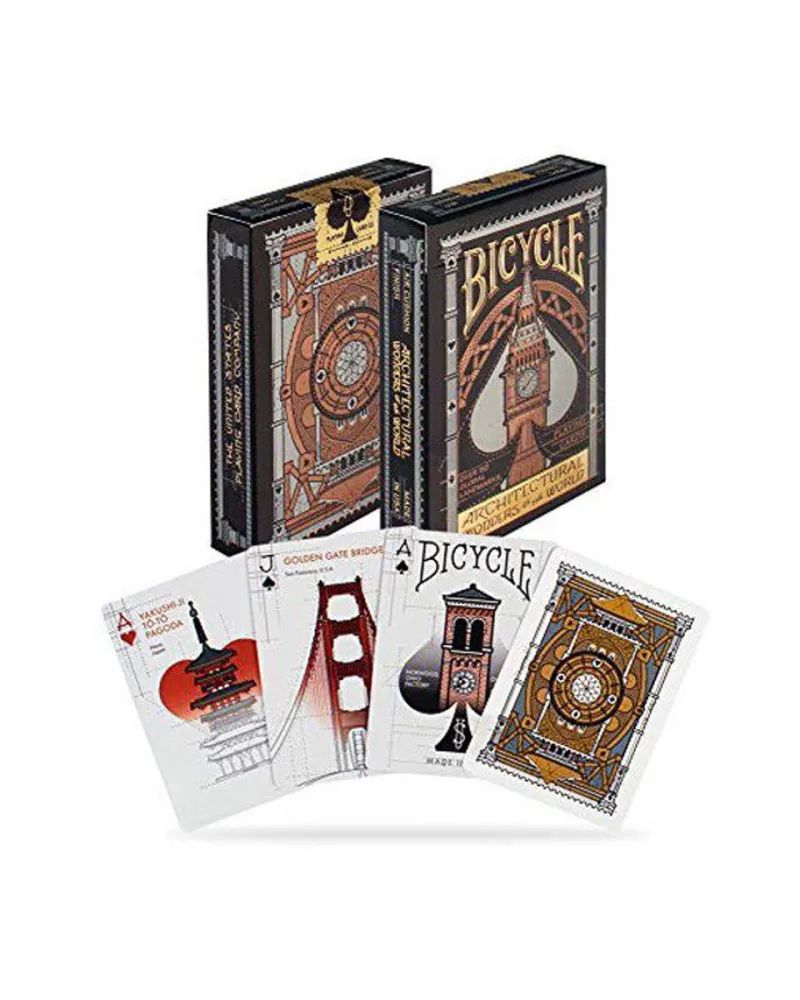 Karte Bicycle Ultimates - Architectural Wonders Of The World - Playing ...