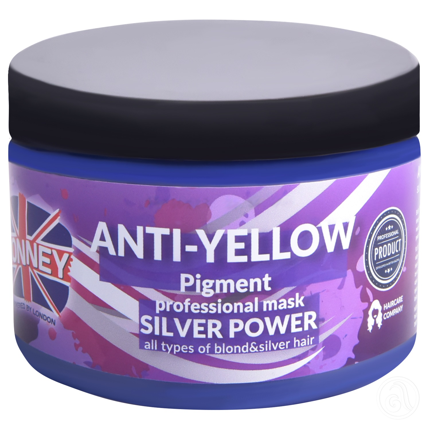 RONNEY Ljubičasta maska za kosu Silver Power 300ml