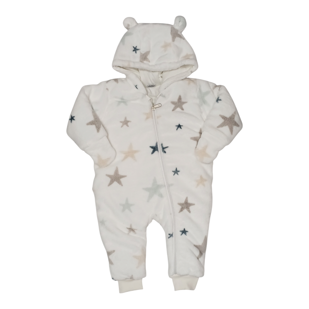 MILBI Skafander za bebe bez stopala, Beli