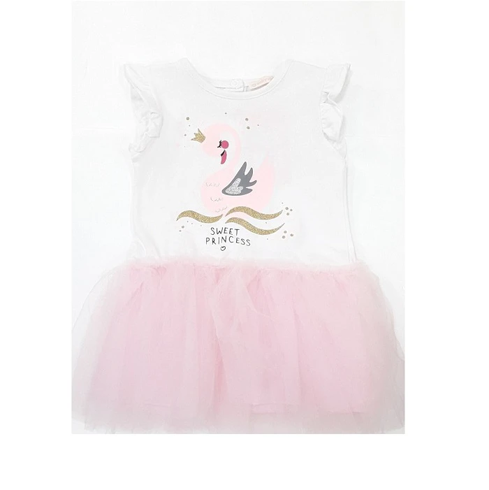 VRABAC Haljina za bebe Sweet Princess 7543, Bela
