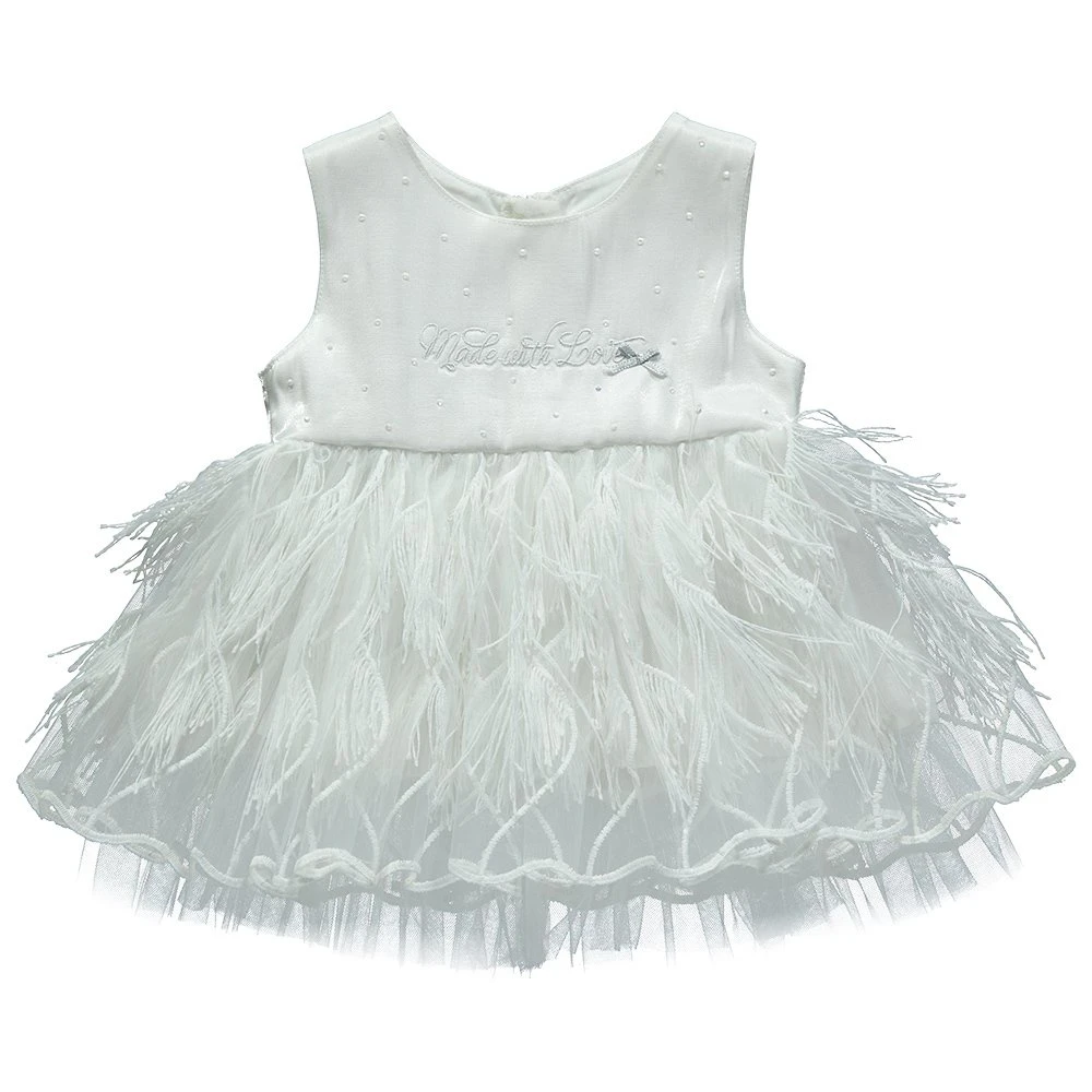 VRABAC Haljina za bebe Flake 2592, Bela