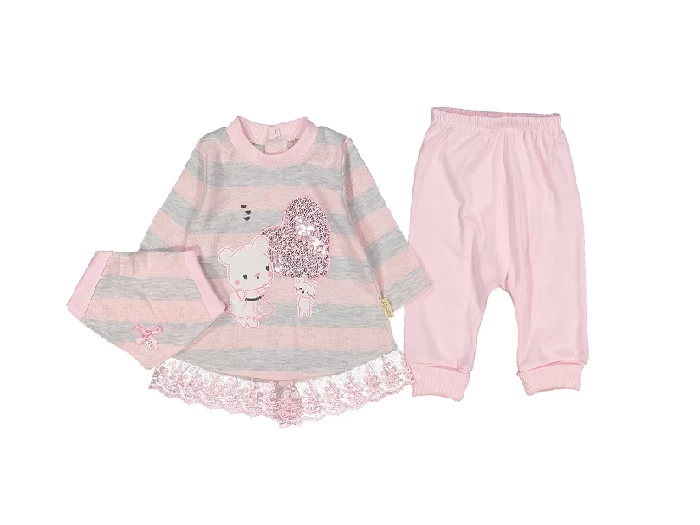 Komplet za bebe 218757, Roze