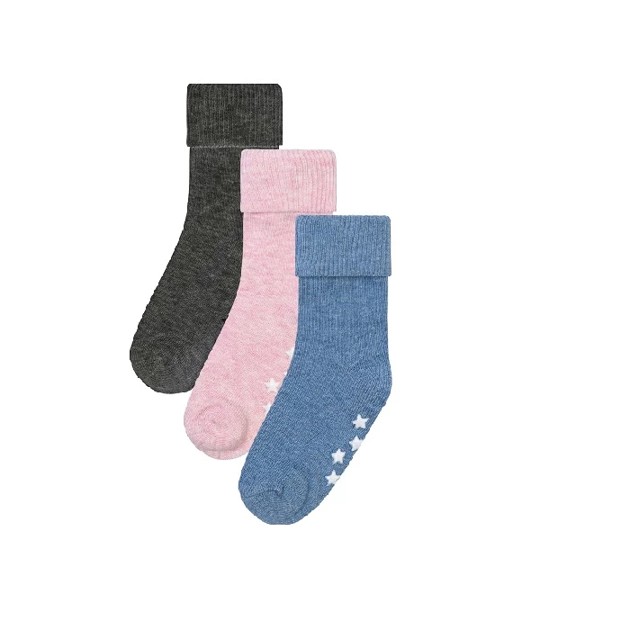 MINOTI Set čarapa za bebe NBGSOCK30, 3 para, Višebojni