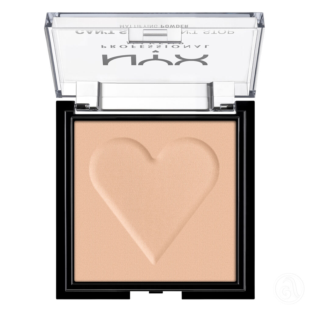 NYX Professional Makeup Mat puder Can't Stop Won't Stop CSWSM CSWSM03, 6 g, Light Medium