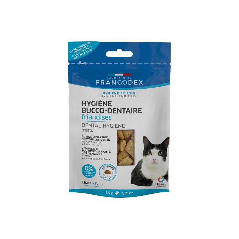 FRANCODEX Poslastica za mačke Dental Hygiene, 65 g