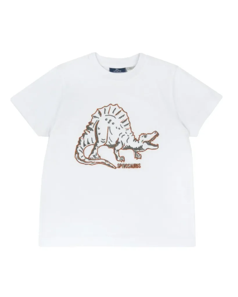 Chicco Majica za dječake Spino Rex, Bijela