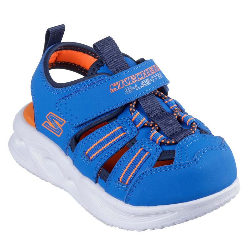 Skechers  Sandale za dečake Sola Glow, Plave