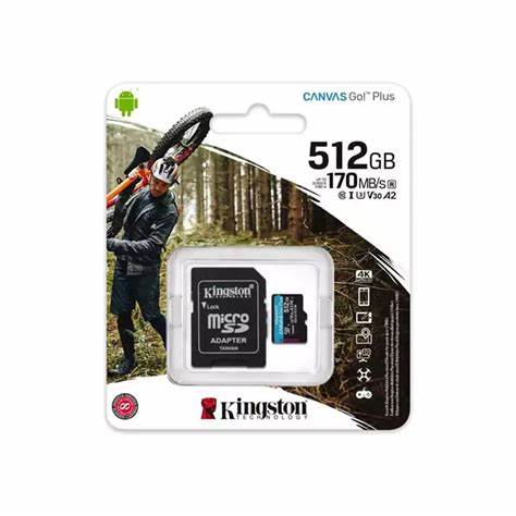 Kingston memorijska kartica SDCG4/512GB microSD+adapter