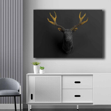 Wallity Ukrasna slika na platnu 70100NISC-024, 70x100cm, Crna