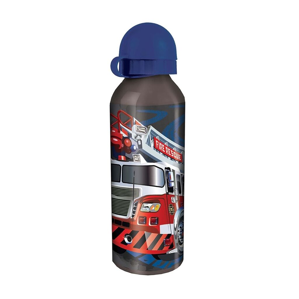 S-Cool Flašica za decu Fire Truck, Aluminijumska, 500 ml, Crna