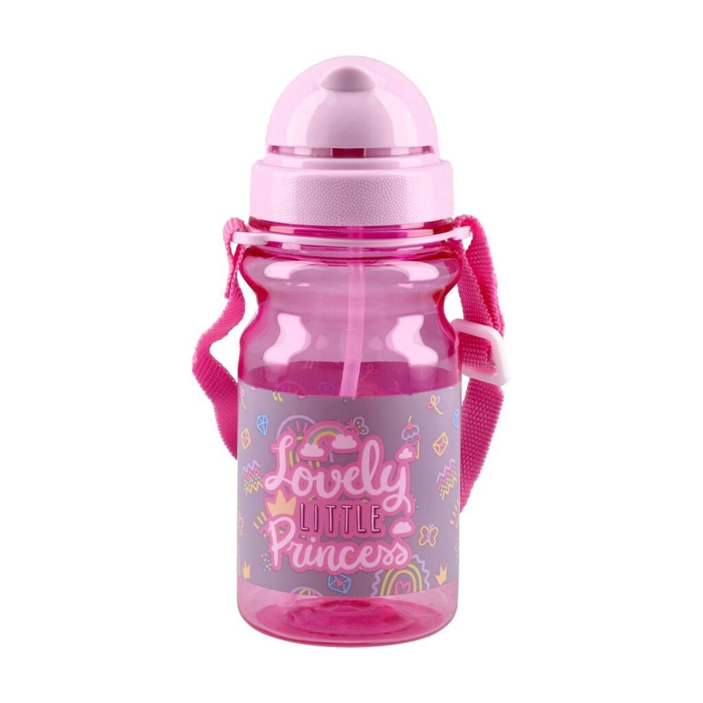 Flašica za decu sa trakom Limo, 350 ml, Roze