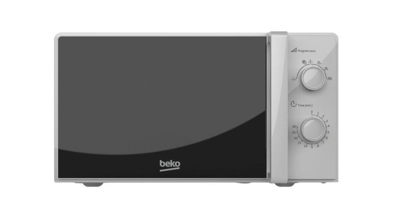 BEKO mikrovalna MOC20100SFB Srebrena; 700 W; 20.0 L.; 5 nivoa snage; Mehanička