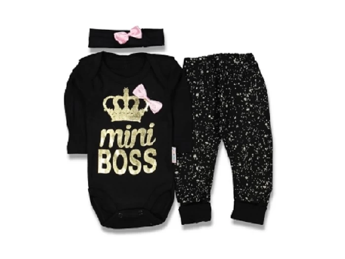 Komplet za bebe 98325, Crni