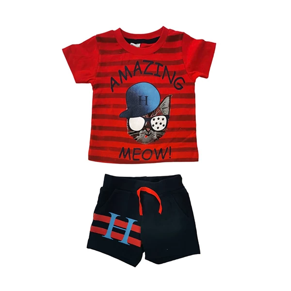Komplet za bebe 87, Crveno-crni