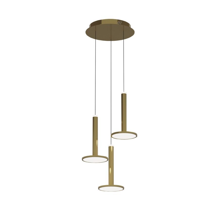 MSL Visilica LED Talisman MSL-1713303-3A zlatna okrugla